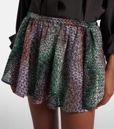 Missoni Sequined lamé miniskirt | Thumbnail 2