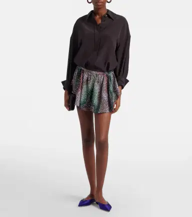 Missoni Sequined lamé miniskirt | Thumbnail 4