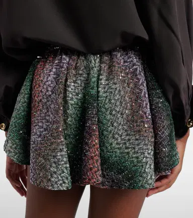 Missoni Sequined lamé miniskirt | Thumbnail 5