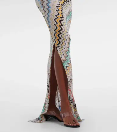 Missoni Wave one-shoulder maxi dress | Thumbnail 6 Missoni Wave one-shoulder maxi dress | Thumbnail 6