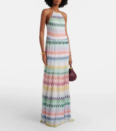 Missoni Halterneck lamé maxi dress | Thumbnail 2 Missoni Halterneck lamé maxi dress | Thumbnail 2