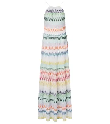 Missoni Halterneck lamé maxi dress | Thumbnail 1 Missoni Halterneck lamé maxi dress | Thumbnail 1