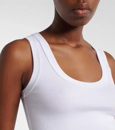 Brunello Cucinelli Cotton-blend tank top | Thumbnail 3