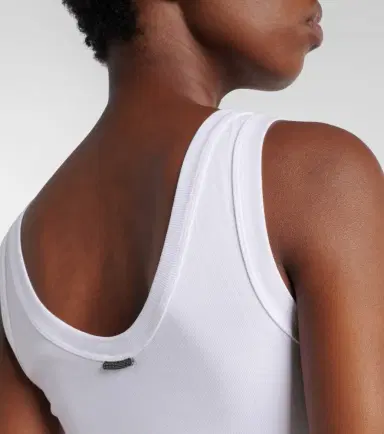 Brunello Cucinelli Cotton-blend tank top | Thumbnail 5