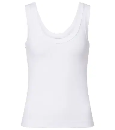 Brunello Cucinelli Cotton-blend tank top | Thumbnail 1