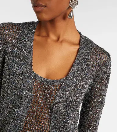 Missoni Sequined lamé cardigan | Thumbnail 4