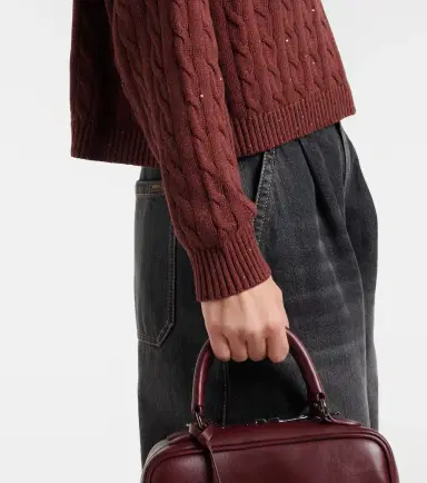 Brunello Cucinelli Cable-knit cotton-blend polo sweater | Thumbnail 2 Brunello Cucinelli Cable-knit cotton-blend polo sweater | Thumbnail 2