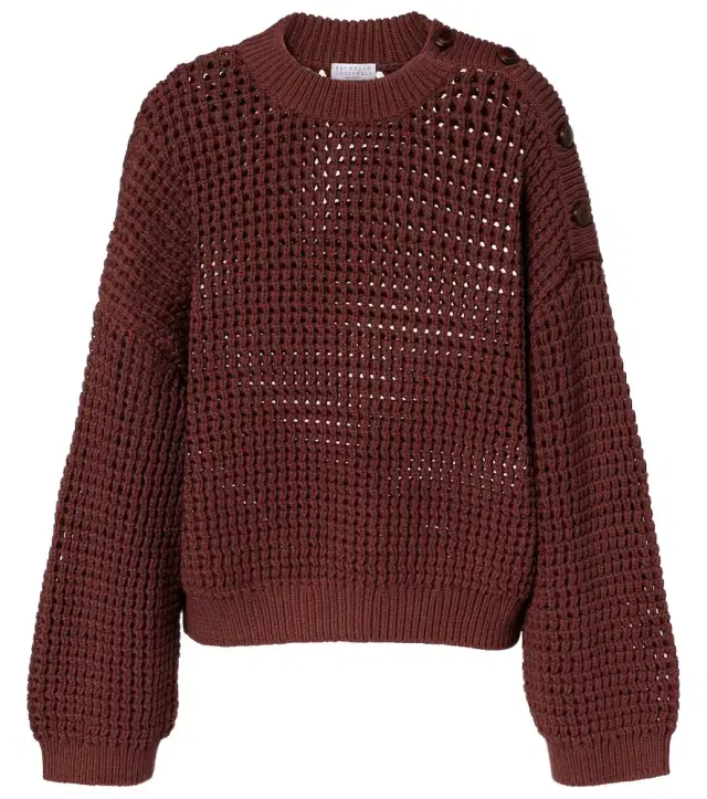 Cotton-blend sweater