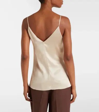 Brunello Cucinelli Silk-blend satin camisole | Thumbnail 3 Brunello Cucinelli Silk-blend satin camisole | Thumbnail 3