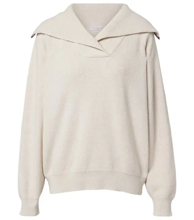 Brunello Cucinelli Monili cotton sweater