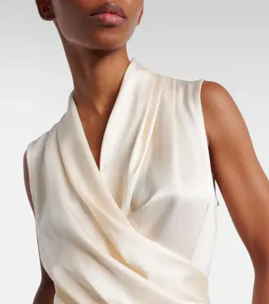 Brunello Cucinelli Monili silk top | Thumbnail 2