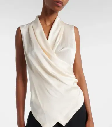 Brunello Cucinelli Monili silk top | Thumbnail 5