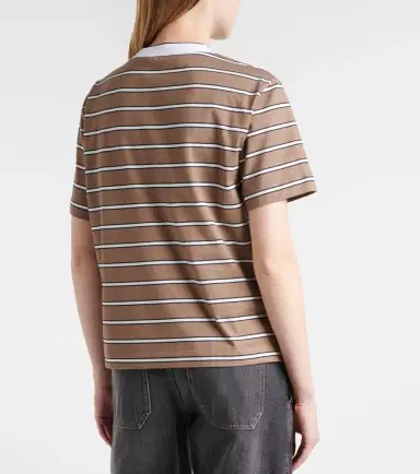 Brunello Cucinelli Striped cotton jersey T-shirt | Thumbnail 3 Brunello Cucinelli Striped cotton jersey T-shirt | Thumbnail 3