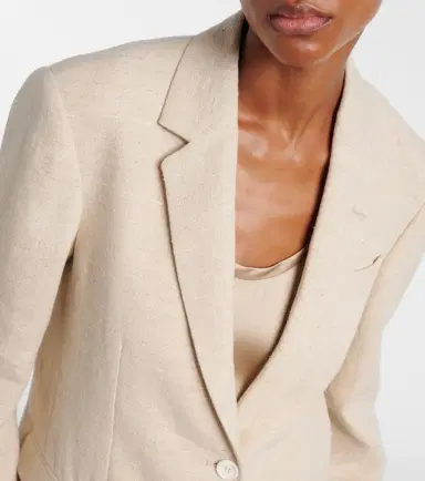 Brunello Cucinelli Linen-blend blazer | Thumbnail 6 Brunello Cucinelli Linen-blend blazer | Thumbnail 6