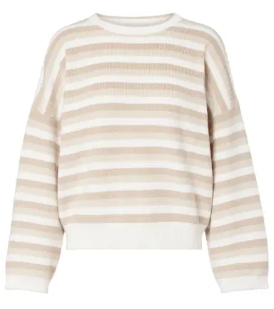 Brunello Cucinelli Striped cotton sweater | Thumbnail 1 Brunello Cucinelli Striped cotton sweater | Thumbnail 1