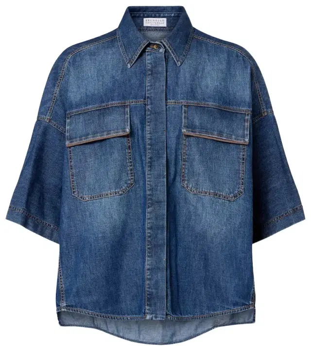 Brunello Cucinelli Denim top