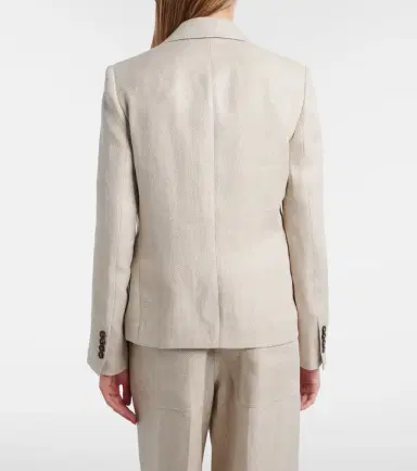 Brunello Cucinelli Linen and cotton blazer | Thumbnail 4 Brunello Cucinelli Linen and cotton blazer | Thumbnail 4