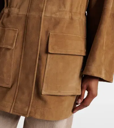 Brunello Cucinelli Suede field jacket | Thumbnail 4 Brunello Cucinelli Suede field jacket | Thumbnail 4