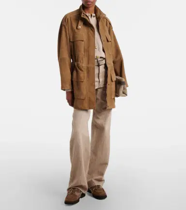 Brunello Cucinelli Suede field jacket | Thumbnail 5 Brunello Cucinelli Suede field jacket | Thumbnail 5