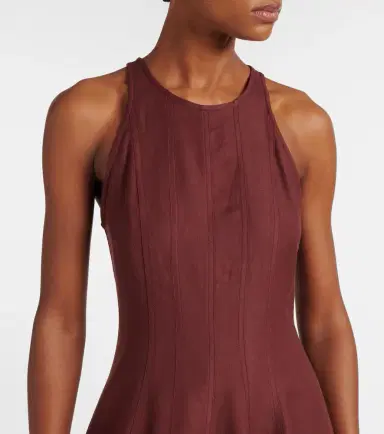 Brunello Cucinelli Striped midi dress | Thumbnail 2 Brunello Cucinelli Striped midi dress | Thumbnail 2