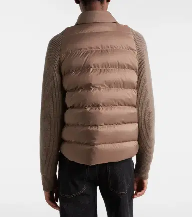 Brunello Cucinelli Wool, cashmere, and silk down jacket | Thumbnail 3 Brunello Cucinelli Wool, cashmere, and silk down jacket | Thumbnail 3