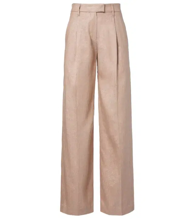 Brunello Cucinelli Linen-blend wide-leg pants