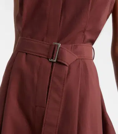 Brunello Cucinelli Monili cotton-blend midi dress | Thumbnail 5 Brunello Cucinelli Monili cotton-blend midi dress | Thumbnail 5