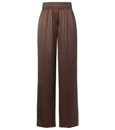 Brunello Cucinelli Silk-blend satin wide-leg pants | Thumbnail 1