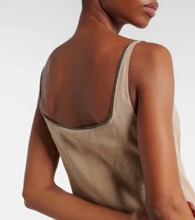 Brunello Cucinelli Cotton maxi dress | Thumbnail 3