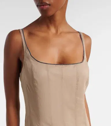 Brunello Cucinelli Cotton maxi dress | Thumbnail 4
