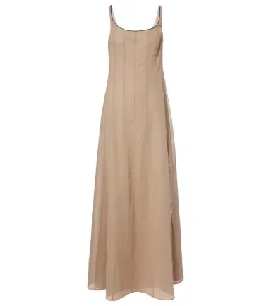 Brunello Cucinelli Cotton maxi dress | Thumbnail 1