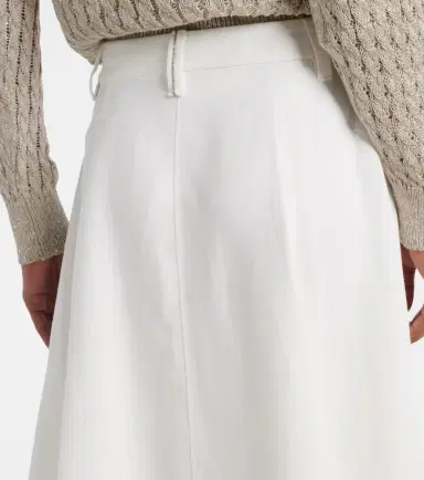 Brunello Cucinelli Mid-rise midi skirt | Thumbnail 3