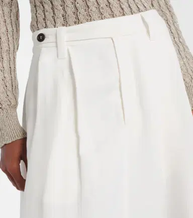 Brunello Cucinelli Mid-rise midi skirt | Thumbnail 4
