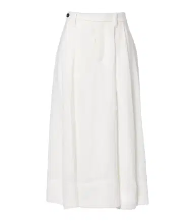 Brunello Cucinelli Mid-rise midi skirt | Thumbnail 1