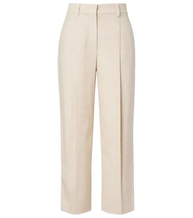 Brunello Cucinelli Cropped linen and silk-blend wide-leg pants