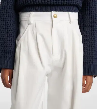 Brunello Cucinelli Cotton wide-leg pants | Thumbnail 2