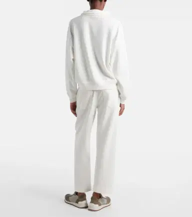 Brunello Cucinelli Cotton-blend tapered pants | Thumbnail 4 Brunello Cucinelli Cotton-blend tapered pants | Thumbnail 4