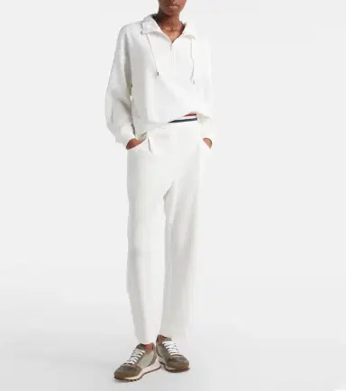 Brunello Cucinelli Cotton-blend tapered pants | Thumbnail 5 Brunello Cucinelli Cotton-blend tapered pants | Thumbnail 5