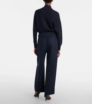 Brunello Cucinelli Cropped wide-leg pants | Thumbnail 3 Brunello Cucinelli Cropped wide-leg pants | Thumbnail 3