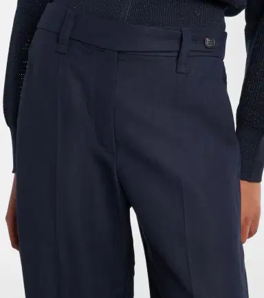 Brunello Cucinelli Cropped wide-leg pants | Thumbnail 4 Brunello Cucinelli Cropped wide-leg pants | Thumbnail 4