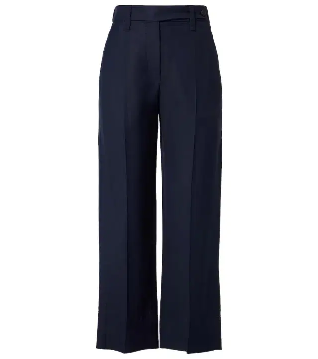 Cropped wide-leg pants