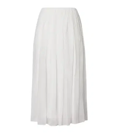 Brunello Cucinelli Cotton and tulle midi skirt | Thumbnail 1
