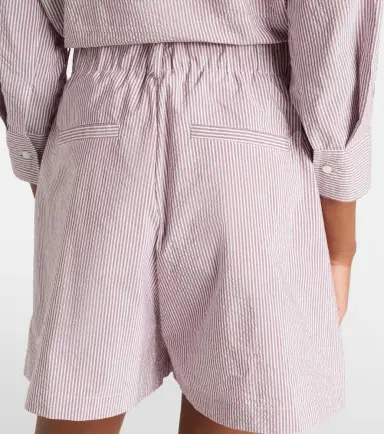 Brunello Cucinelli Striped cotton-blend Bermuda shorts | Thumbnail 3 Brunello Cucinelli Striped cotton-blend Bermuda shorts | Thumbnail 3