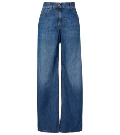 Brunello Cucinelli Wide-leg jeans | Thumbnail 1 Brunello Cucinelli Wide-leg jeans | Thumbnail 1