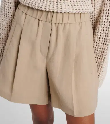 Brunello Cucinelli High-rise Bermuda shorts | Thumbnail 3 Brunello Cucinelli High-rise Bermuda shorts | Thumbnail 3