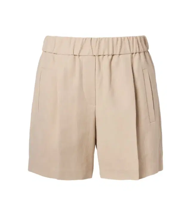 High-rise Bermuda shorts