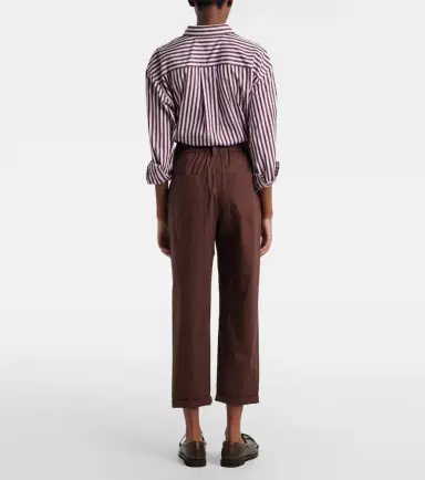 Brunello Cucinelli Monili cotton straight pants | Thumbnail 2