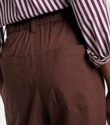 Brunello Cucinelli Monili cotton straight pants | Thumbnail 5
