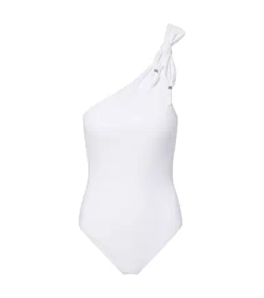 Brunello Cucinelli Monili one-shoulder swimsuit | Thumbnail 1 Brunello Cucinelli Monili one-shoulder swimsuit | Thumbnail 1