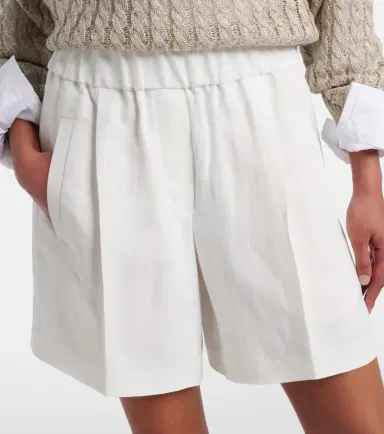 Brunello Cucinelli High-rise Bermuda shorts | Thumbnail 4 Brunello Cucinelli High-rise Bermuda shorts | Thumbnail 4